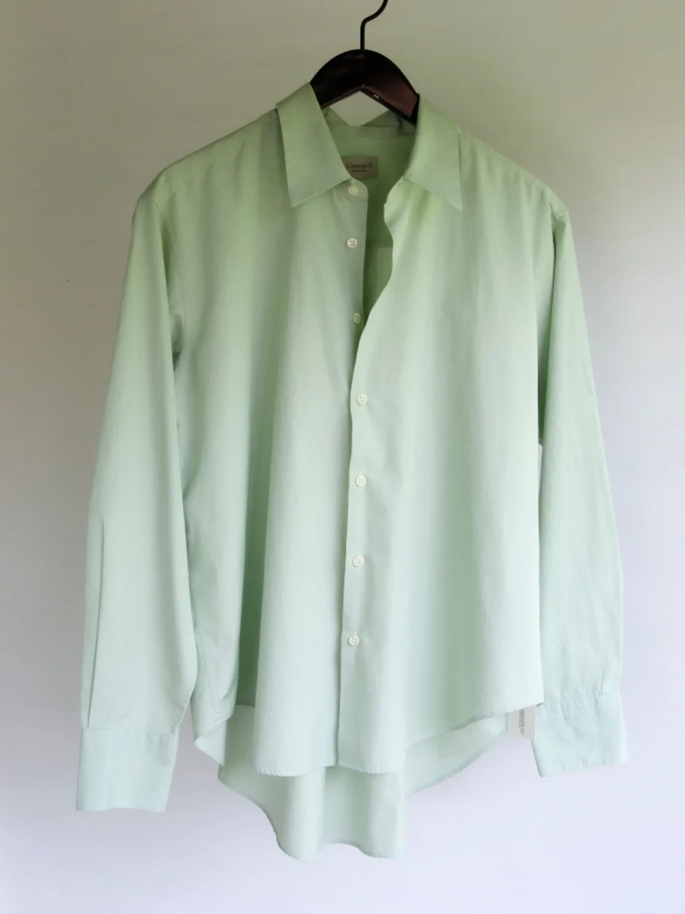 Comme Si La Shirt Classica Sage Poplin Cotton Like New - Picture 3 of 6